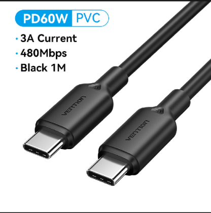 Vention PD 60W Type C to C Cable PD